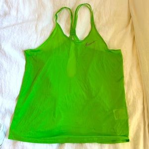 Nike Tank Bright/Neon Green Size Small